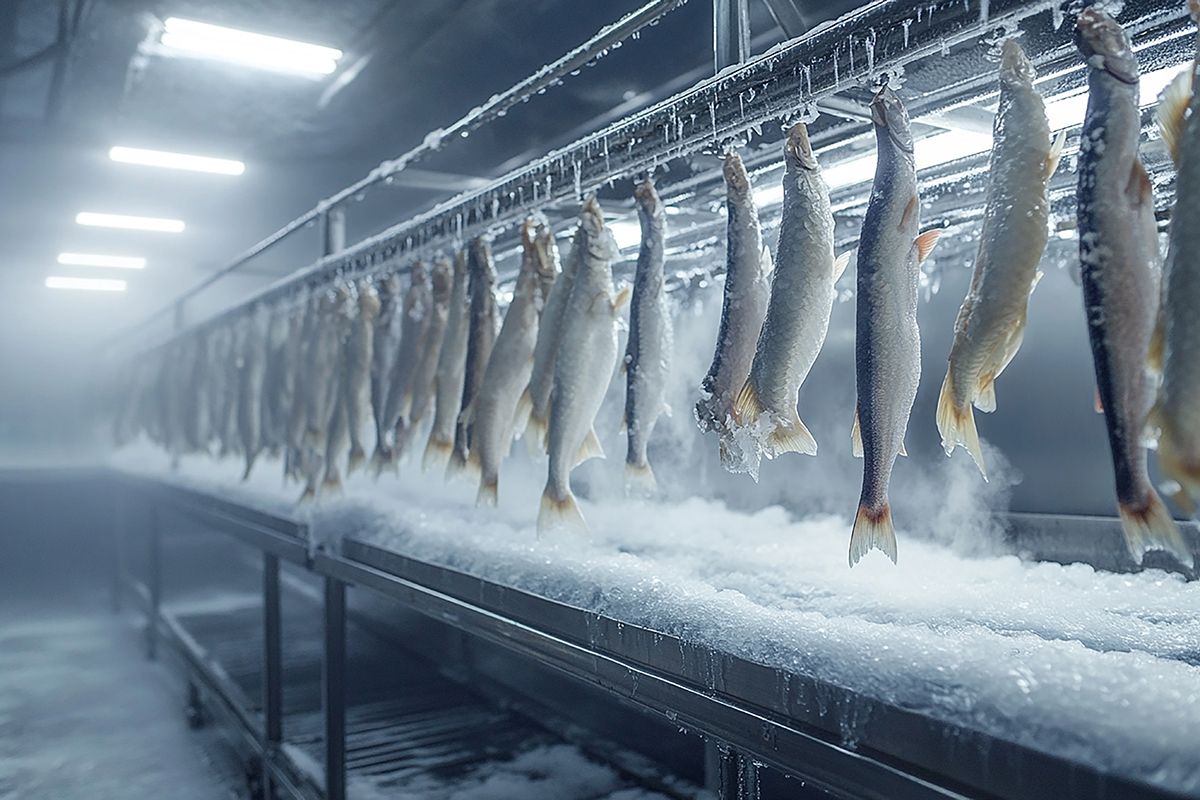 Desinfección de glaseadoras con Ozono en la industria del pescado